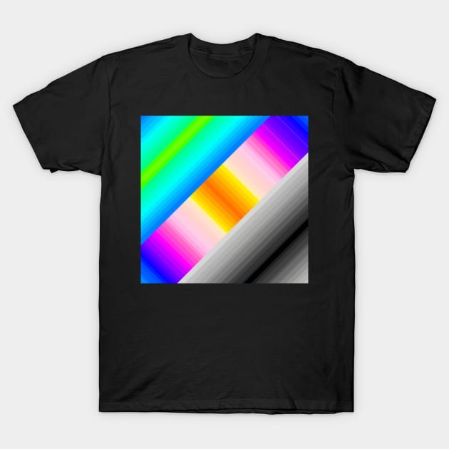 Rainbow pattern T-Shirt by MelanieJeyakkumar